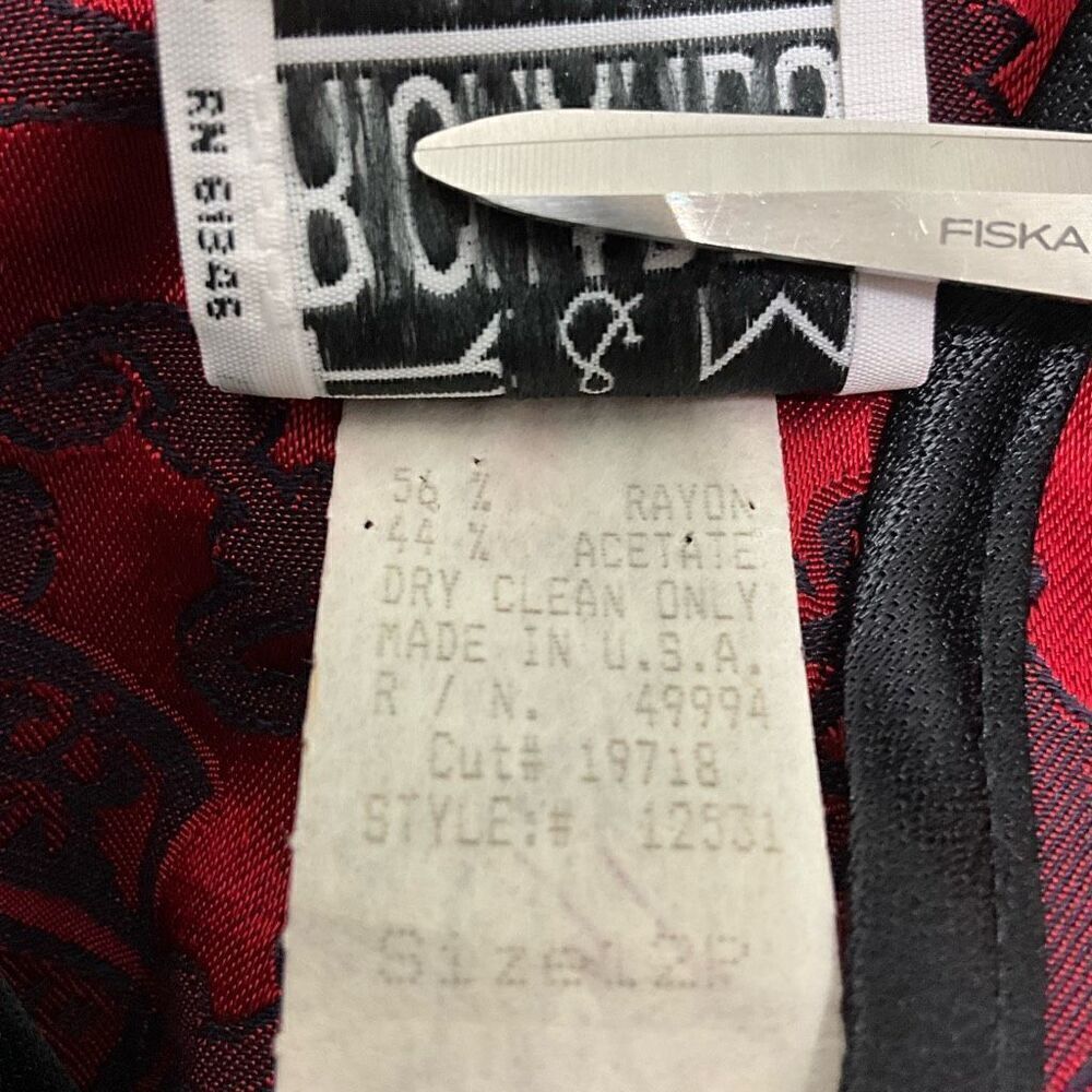 VINTAGE R & M RICHARDS Satin Robe - Picture 5 of 5